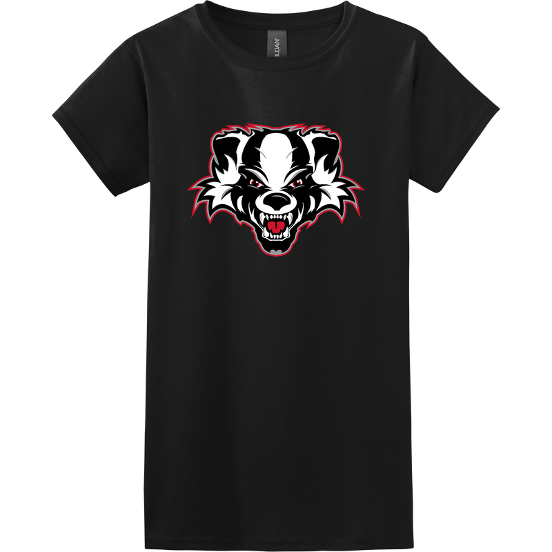 Scary Badgers Softstyle Ladies' T-Shirt