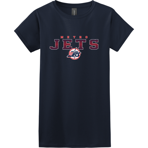 Metro Jets Softstyle Ladies T-Shirt