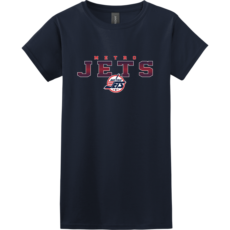 Metro Jets Softstyle Ladies T-Shirt