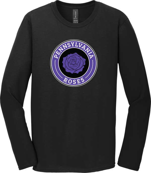 PA Roses Softstyle Long Sleeve T-Shirt