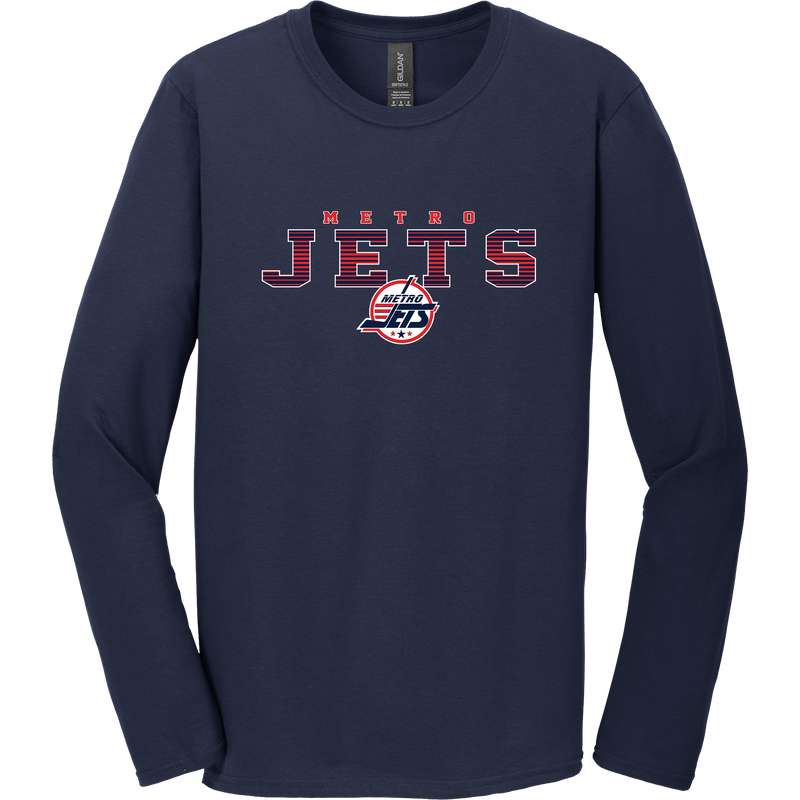 Metro Jets Softstyle Long Sleeve T-Shirt