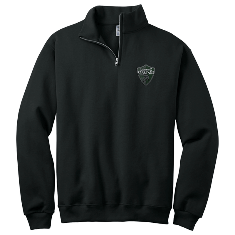Lansing Spartans NuBlend 1/4-Zip Cadet Collar Sweatshirt