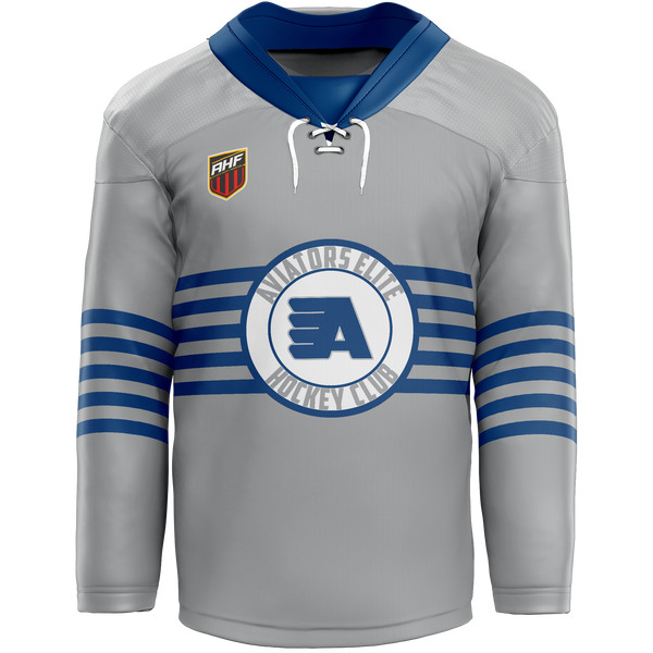 NJ Jets Aviators 8U Adult Player Hybrid Jersey