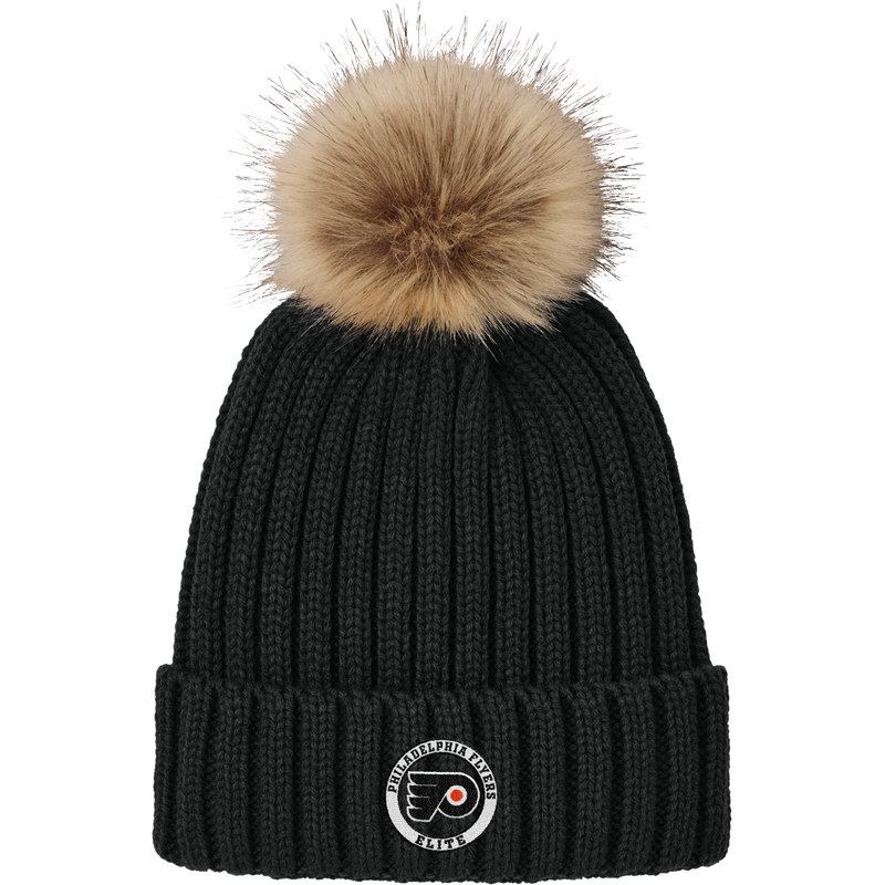 Philadelphia Flyers Elite Faux Fur Pom Beanie