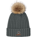 Danbury Hat Tricks Faux Fur Pom Beanie