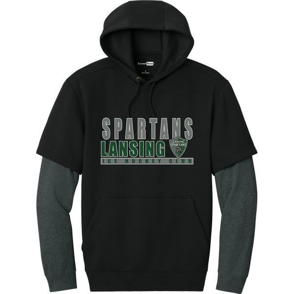 Lansing Spartans Tough Fleece Layered Hoodie