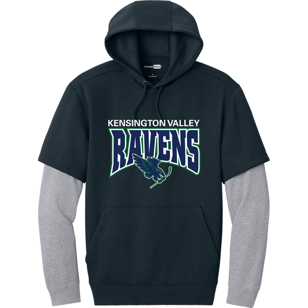 Kensington Valley Ravens Tough Fleece Layered Hoodie