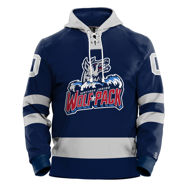 Hartford Jr. Wolfpack Girls Youth Sublimated Retro Hoodie