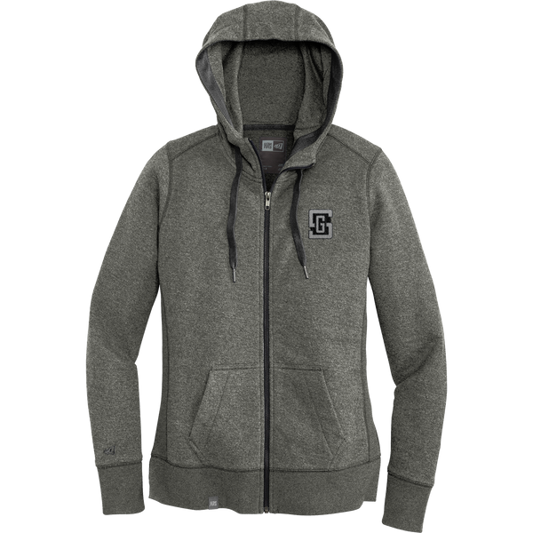 Gregory Schaefer New Era Ladies French Terry Full-Zip Hoodie
