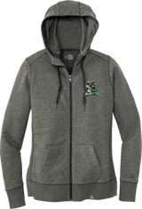 Atlanta Madhatters New Era Ladies French Terry Full-Zip Hoodie