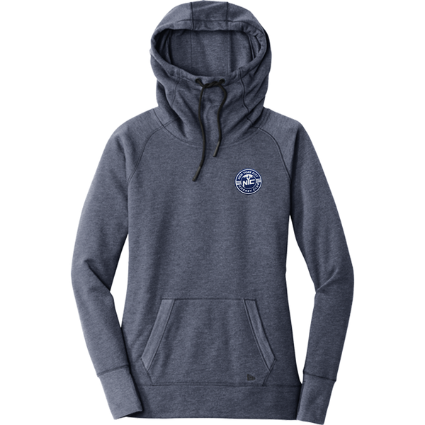 NYC Hockey Club New Era Ladies Tri-Blend Fleece Pullover Hoodie