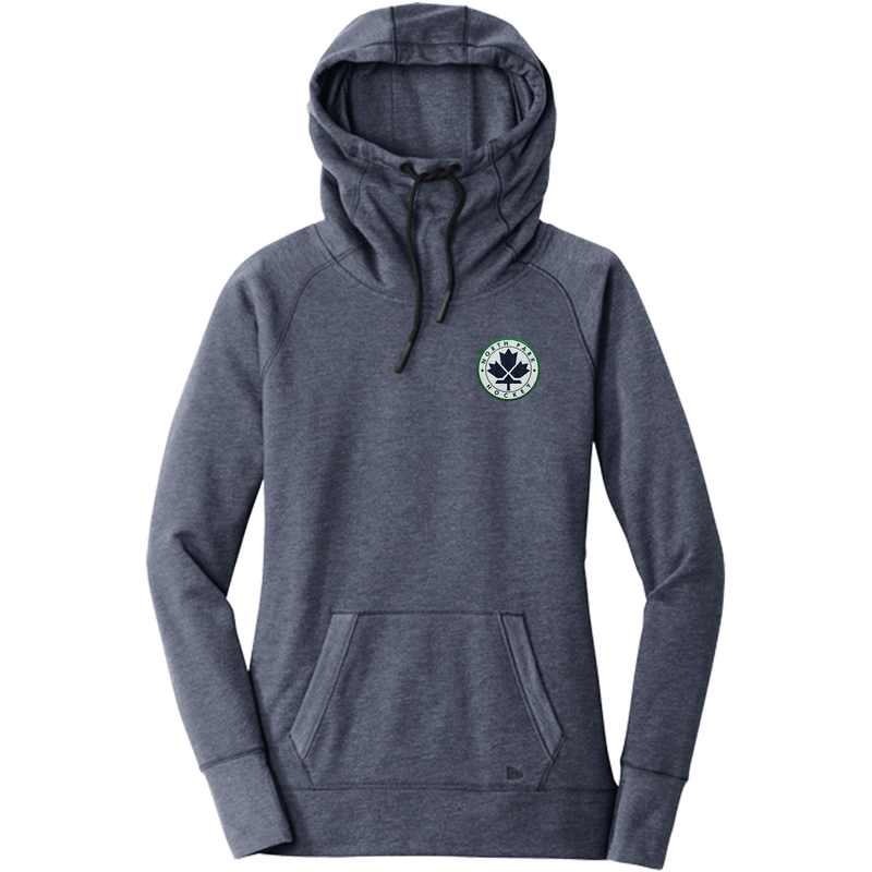 North Park Hockey New Era Ladies Tri-Blend Fleece Pullover Hoodie