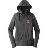 Jr. Mounties New Era Ladies Tri-Blend Fleece Full-Zip Hoodie