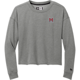 Jr. Mounties New Era Ladies Tri-Blend Fleece Crop Crew