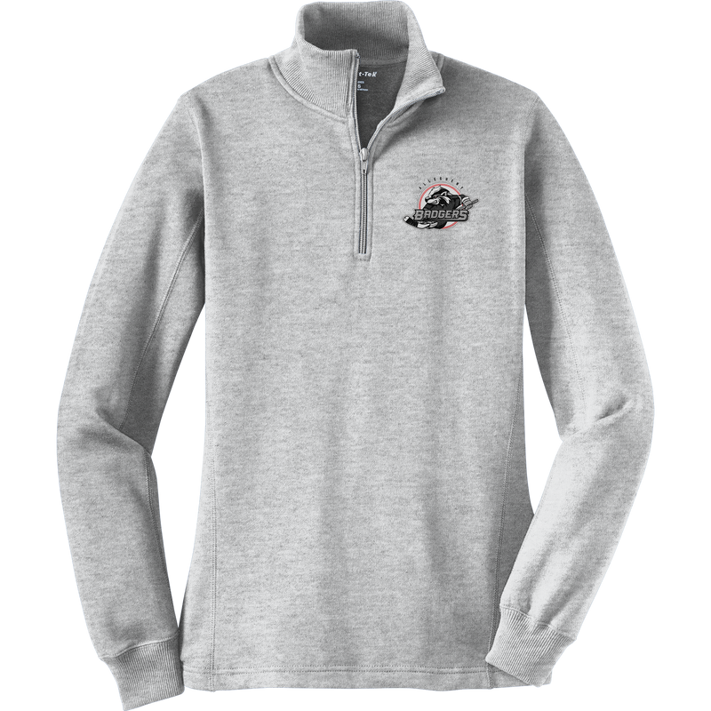 Allegheny Badgers Ladies 1/4-Zip Sweatshirt