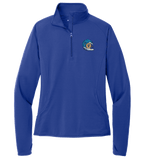 BagelEddi's Ladies Sport-Wick Stretch 1/4-Zip Pullover