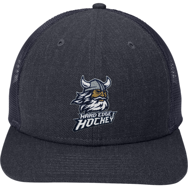 Hard Edge Hockey New Era Snapback Low Profile Trucker Cap