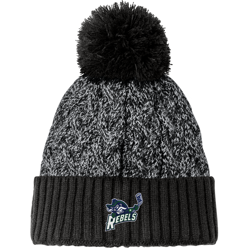 Kensington Valley Rebels New Era Marled Knit Pom Beanie