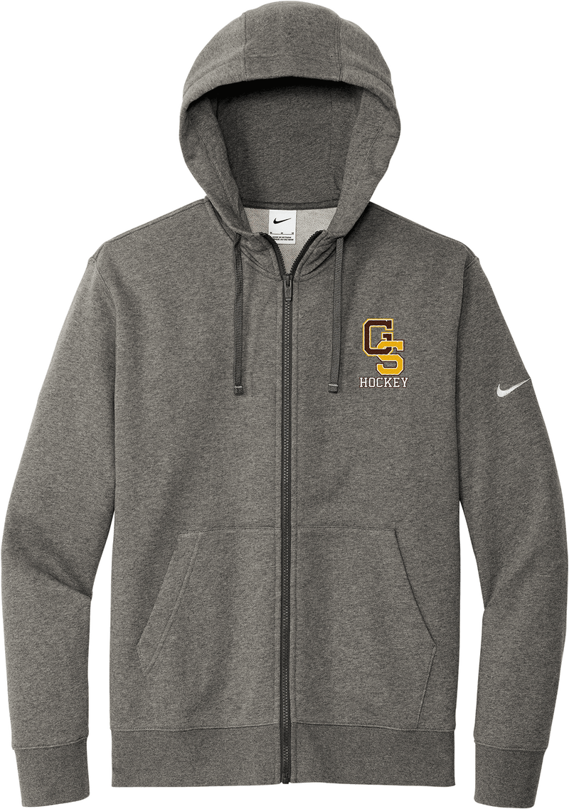 Greensburg Salem Nike Club Fleece Sleeve Swoosh Full-Zip Hoodie