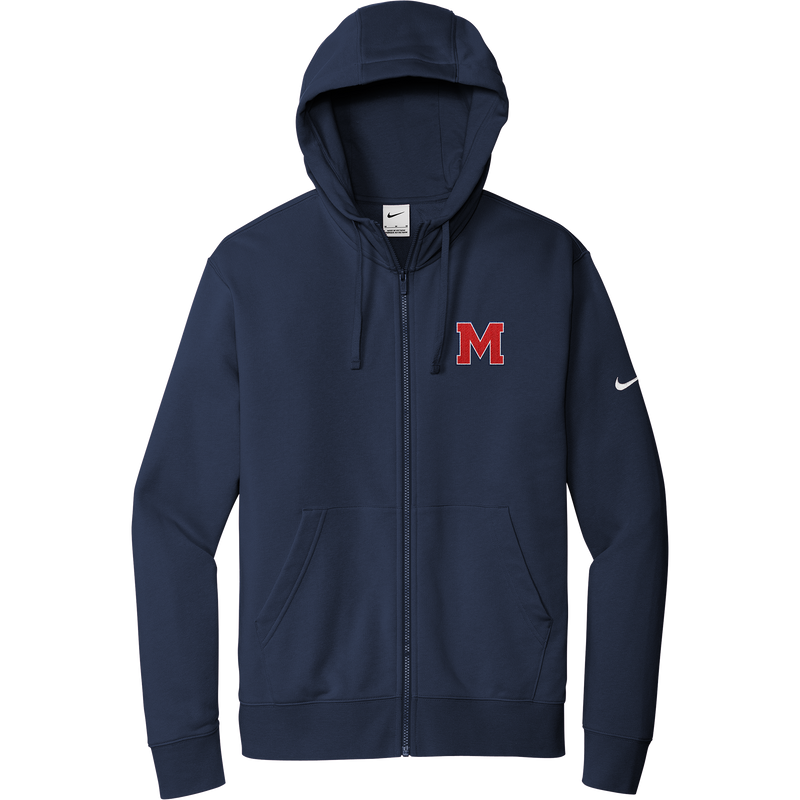 Mount St. Charles Nike Club Fleece Sleeve Swoosh Full-Zip Hoodie