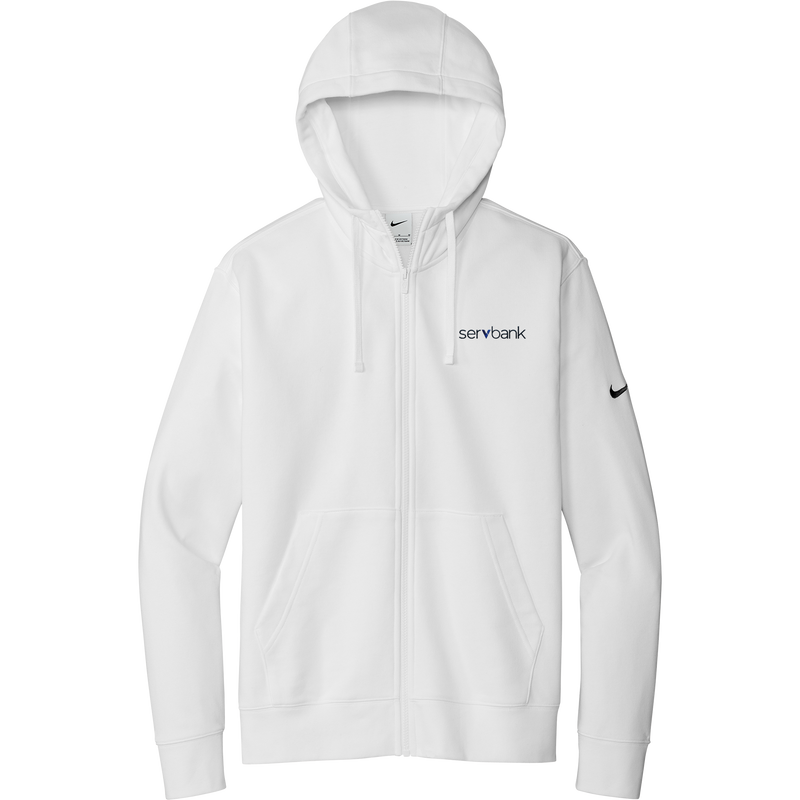 Servbank Nike Club Fleece Sleeve Swoosh Full-Zip Hoodie