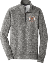 Biggby Bobcats PosiCharge Electric Heather Fleece 1/4-Zip Pullover