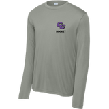 Curry College (Bleed Purple Hockey) Long Sleeve PosiCharge Competitor Tee