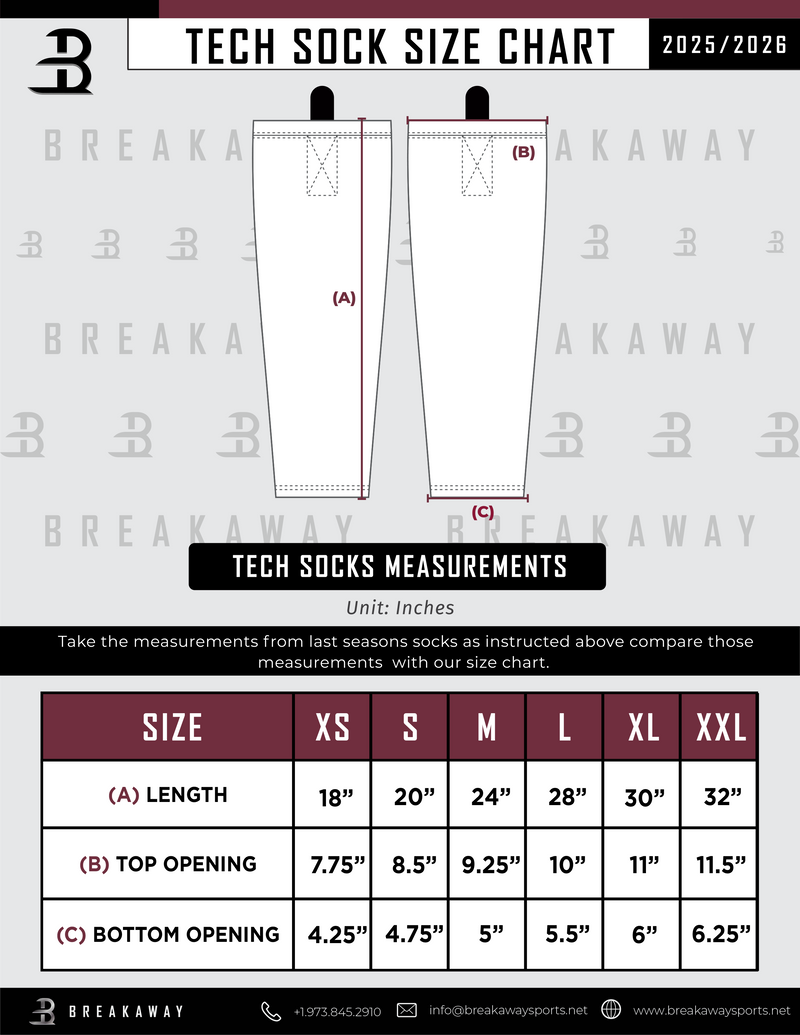 SOMD Lady Sabres Sublimated Tech Socks