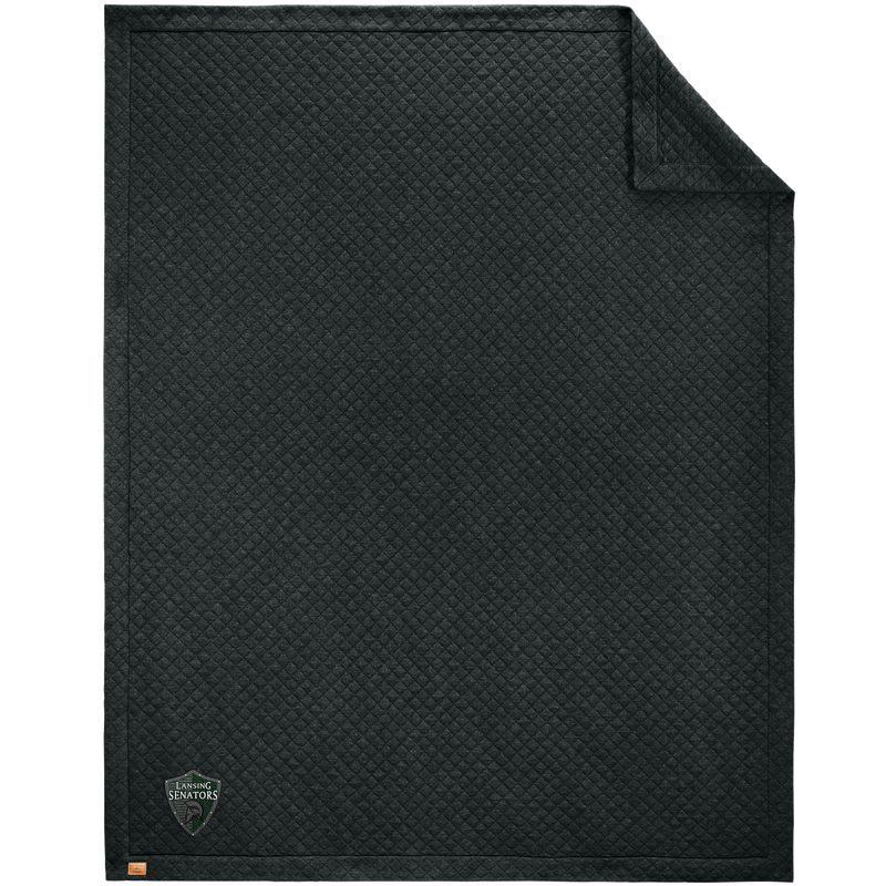 Lansing Senators TravisMathew Diamond Quilt Blanket