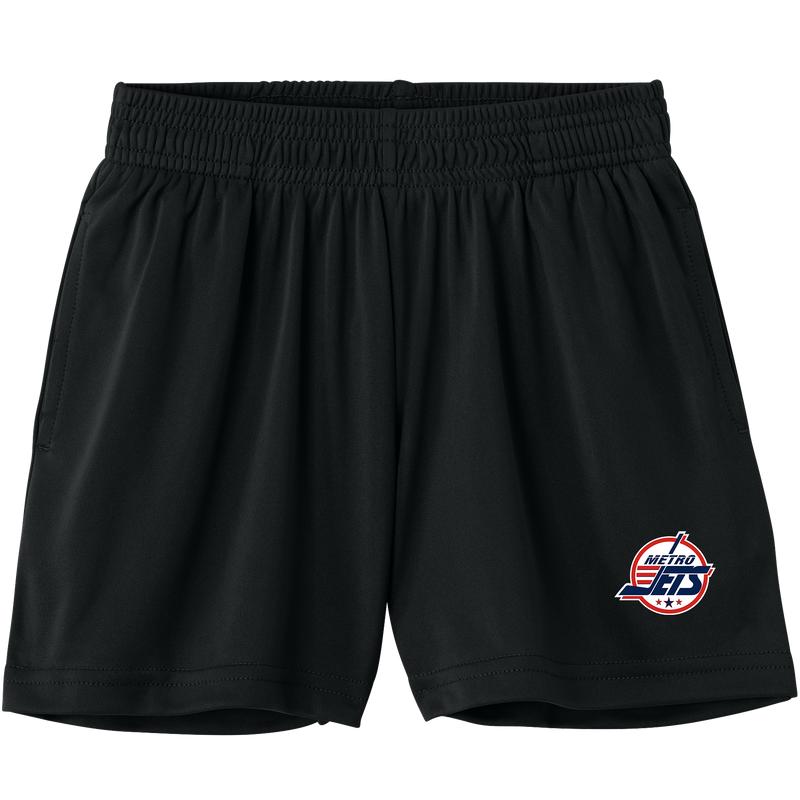 Metro Jets Youth PosiCharge Competitor 5 Inch Pocketed Short