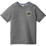 Delaware Jr. Blue Hens Youth PosiCharge Tri-Blend Wicking Raglan Tee
